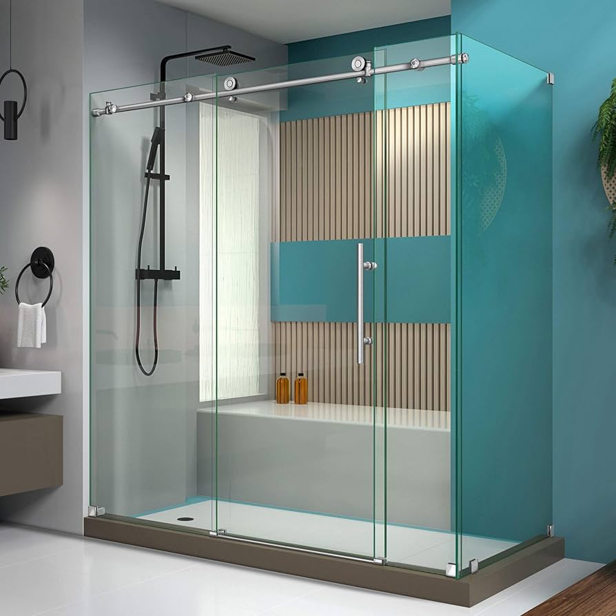 BEDWIN✖️HTC DreamLine Ascend 40-41 in. W x 72 in. H Frameless Pivot